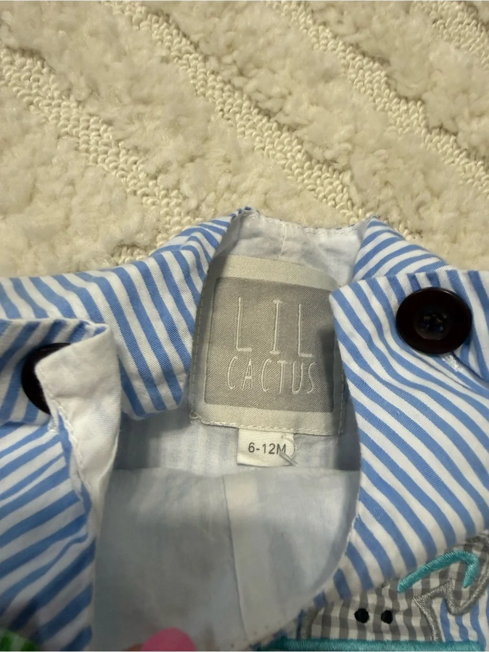 Easter Baby Train Romper